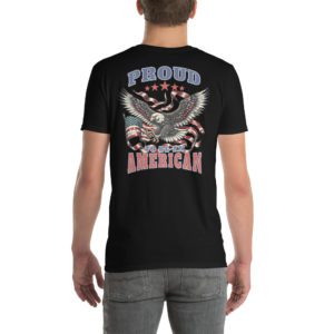 Proud To Be An American - Dark - Short-Sleeve Unisex T-Shirt