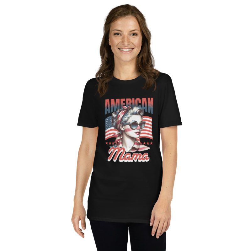 American Mama - Short-Sleeve Unisex T-Shirt - Image 2