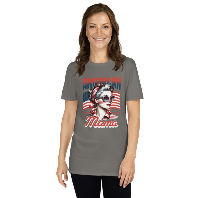 American Mama - Short-Sleeve Unisex T-Shirt - Image 9