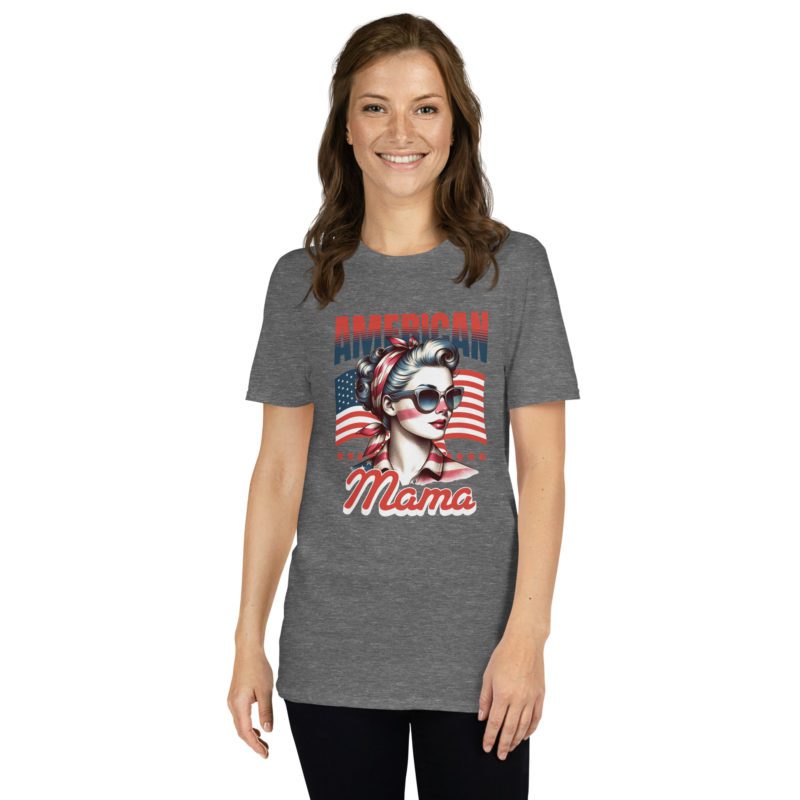American Mama - Short-Sleeve Unisex T-Shirt - Image 7