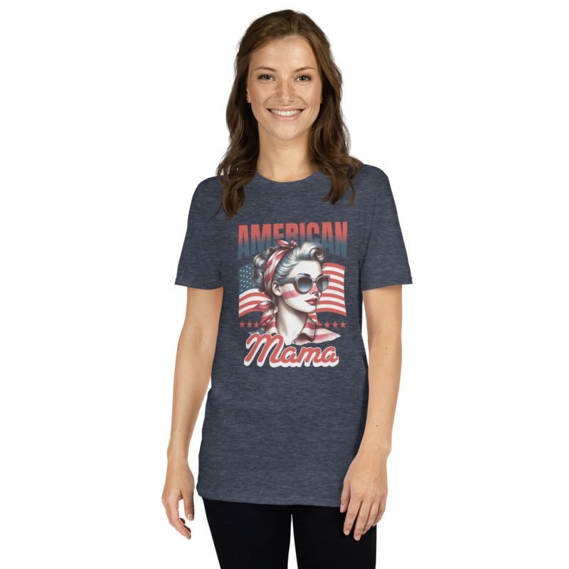 American Mama - Short-Sleeve Unisex T-Shirt - Image 5