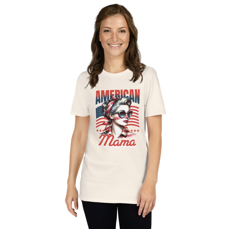 American Mama - Short-Sleeve Unisex T-Shirt - Image 13