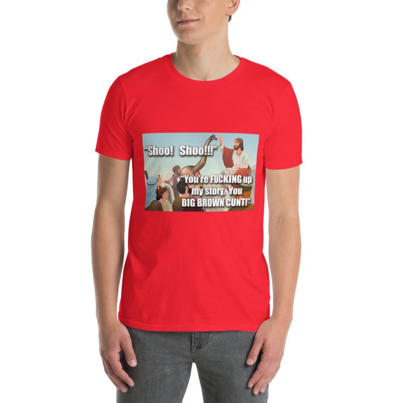 Shoo! Shoo!! - Short-Sleeve Unisex T-Shirt - Image 7