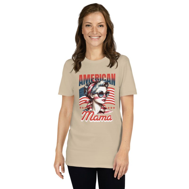American Mama - Short-Sleeve Unisex T-Shirt - Image 10