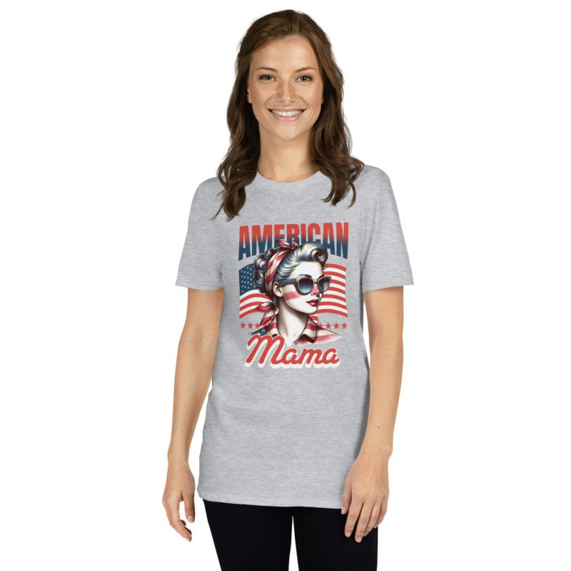 American Mama - Short-Sleeve Unisex T-Shirt - Image 12