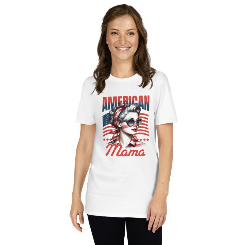 American Mama - Short-Sleeve Unisex T-Shirt - Image 14