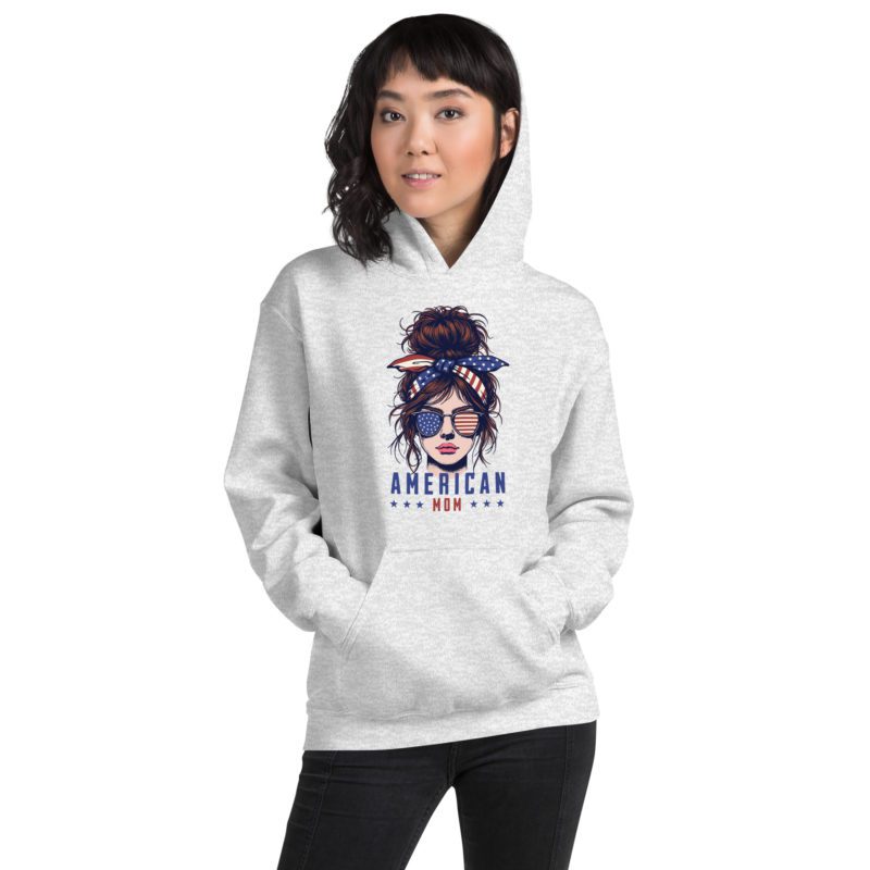 American Mom - Unisex Hoodie - Image 41