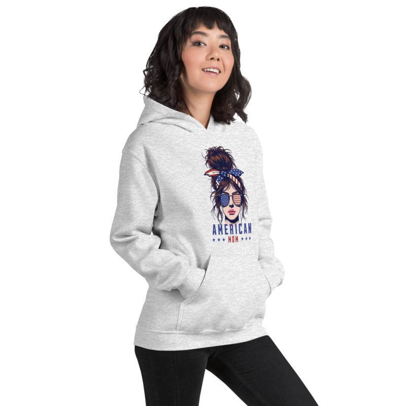 American Mom - Unisex Hoodie - Image 44