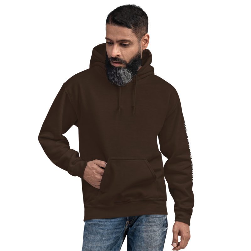 911 Never Forget with Always In Our Hearts on Left Sleeve - Unisex Hoodie - Image 14
