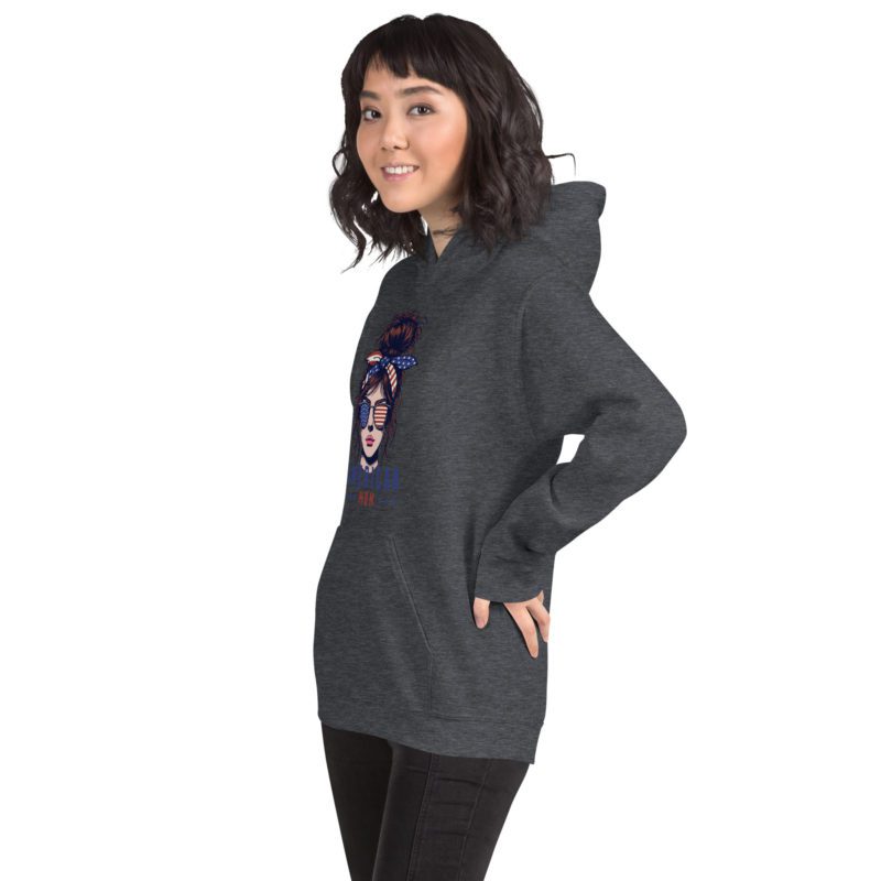 American Mom - Unisex Hoodie - Image 3