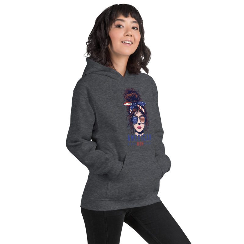 American Mom - Unisex Hoodie - Image 4