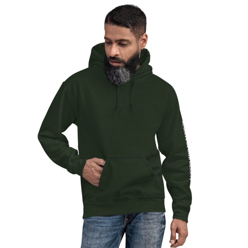911 Never Forget with Always In Our Hearts on Left Sleeve - Unisex Hoodie - Image 18