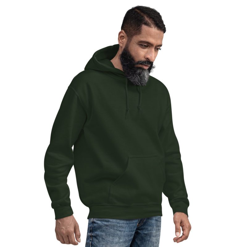 911 Never Forget with Always In Our Hearts on Left Sleeve - Unisex Hoodie - Image 20
