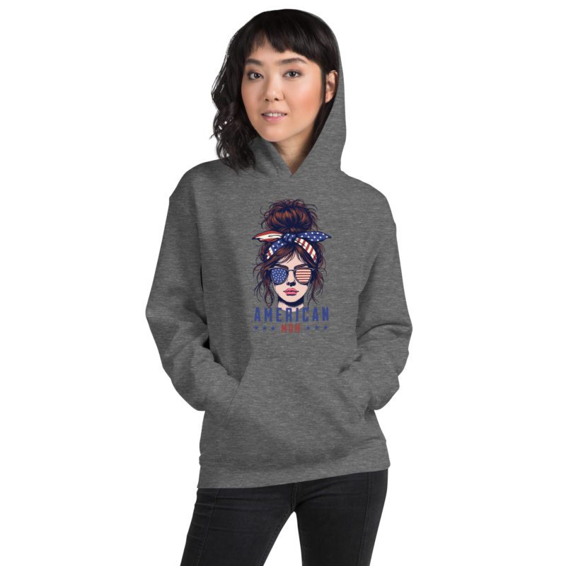 American Mom - Unisex Hoodie - Image 13