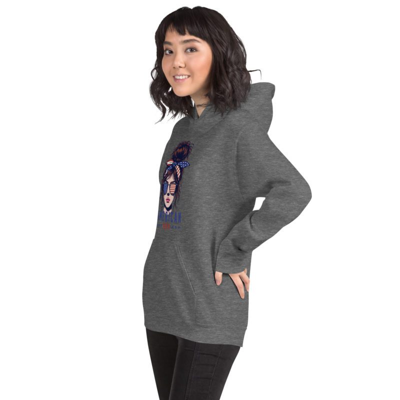 American Mom - Unisex Hoodie - Image 15