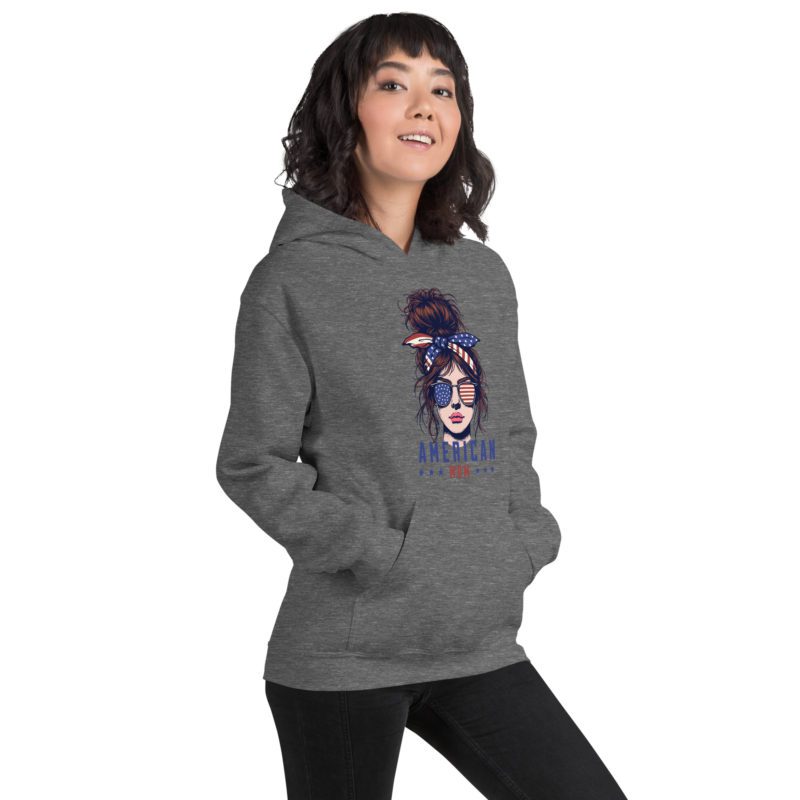 American Mom - Unisex Hoodie - Image 16