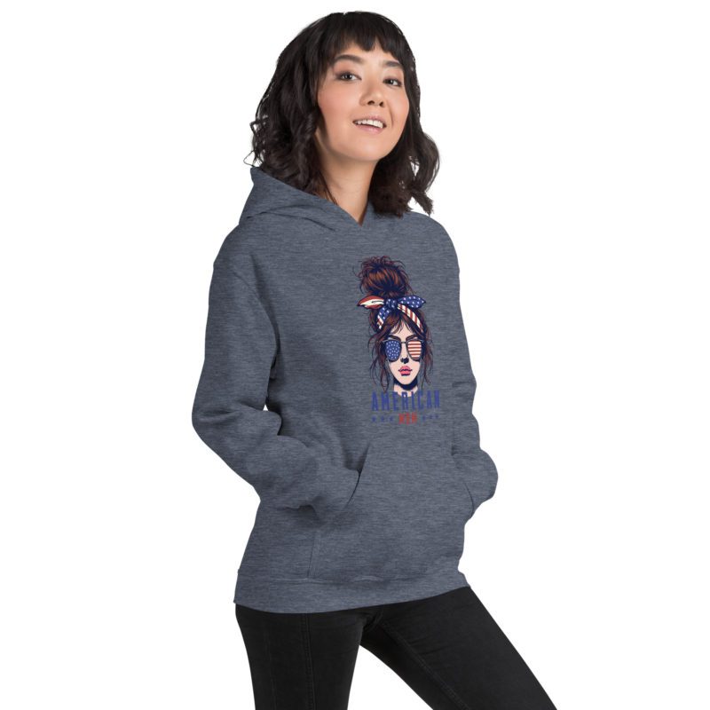 American Mom - Unisex Hoodie - Image 12