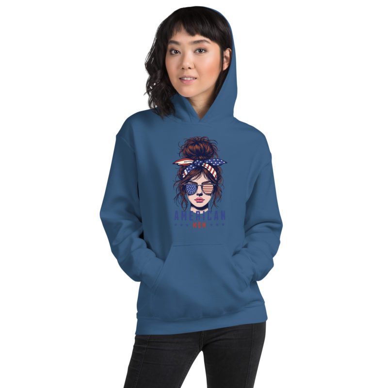 American Mom - Unisex Hoodie - Image 5