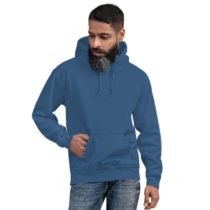 911 Never Forget with Always In Our Hearts on Left Sleeve - Unisex Hoodie - Image 34