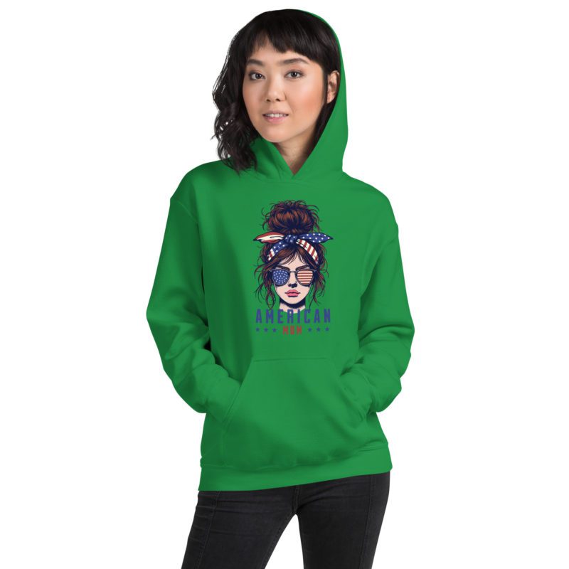 American Mom - Unisex Hoodie - Image 17