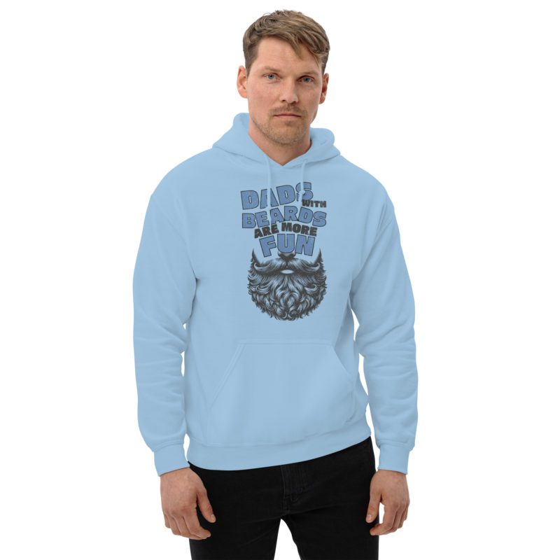 Dads With Beards Are More Fun - Unisex Hoodie - Image 2