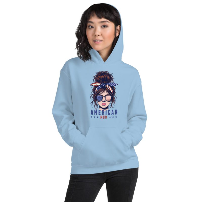 American Mom - Unisex Hoodie - Image 29