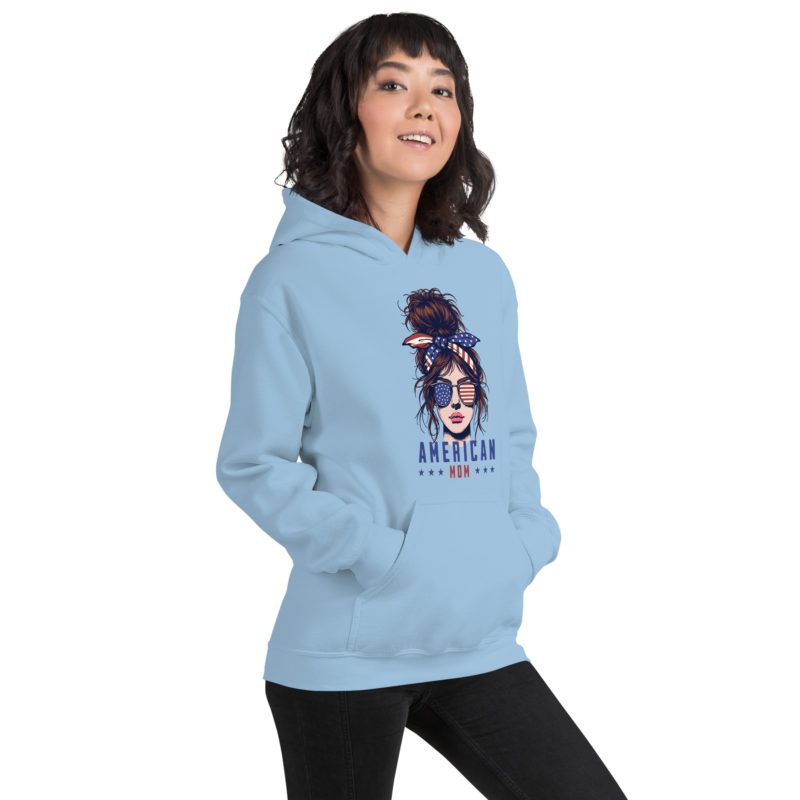 American Mom - Unisex Hoodie - Image 32