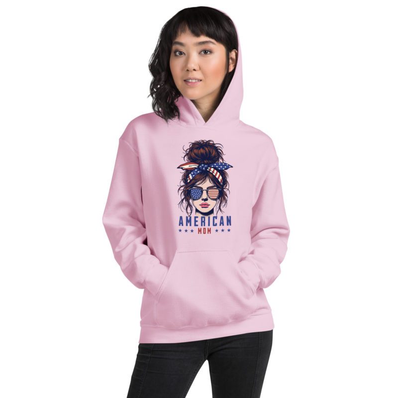 American Mom - Unisex Hoodie - Image 37