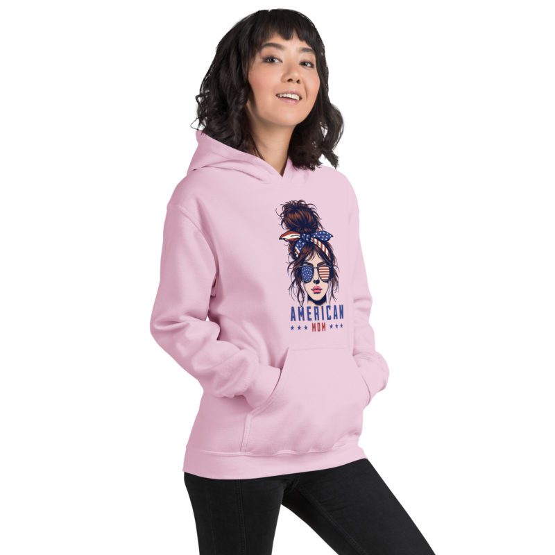 American Mom - Unisex Hoodie - Image 40