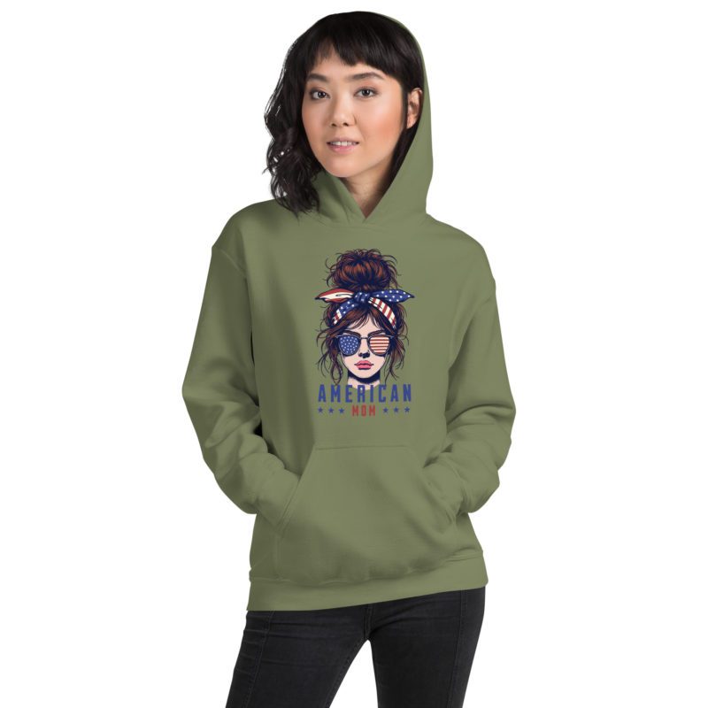 American Mom - Unisex Hoodie - Image 21