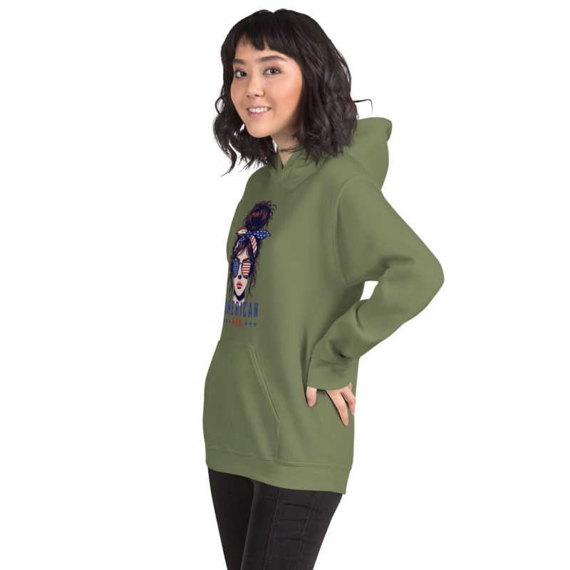 American Mom - Unisex Hoodie - Image 23