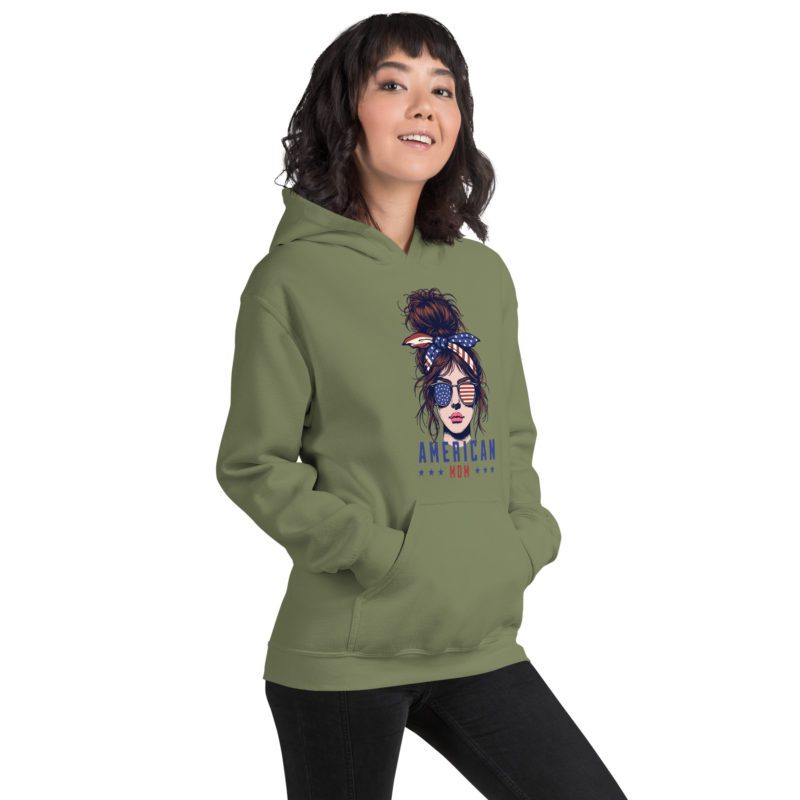 American Mom - Unisex Hoodie - Image 24