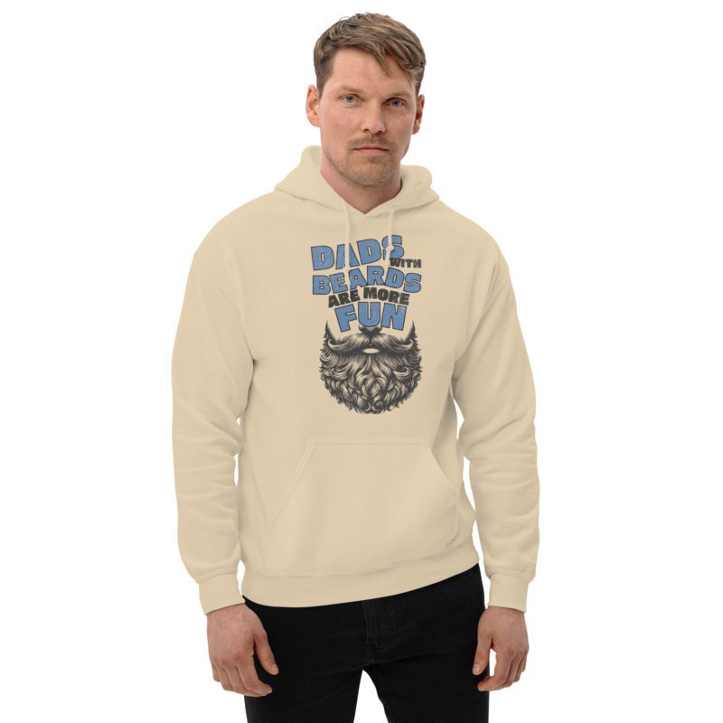 Dads With Beards Are More Fun - Unisex Hoodie - Image 3