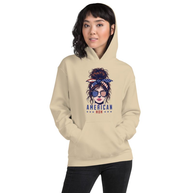 American Mom - Unisex Hoodie - Image 33
