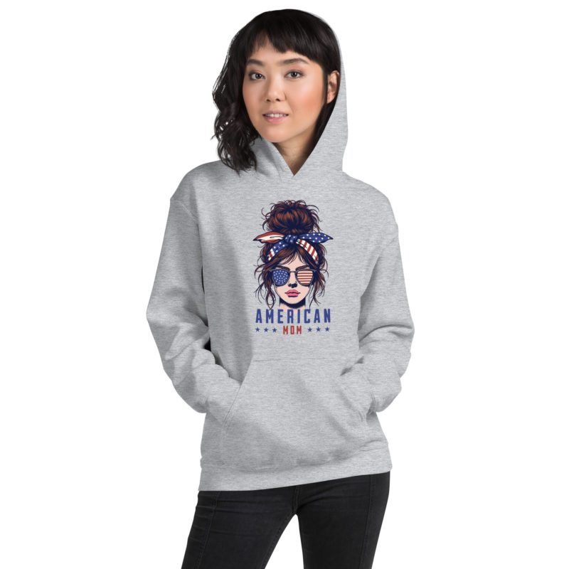 American Mom - Unisex Hoodie - Image 25