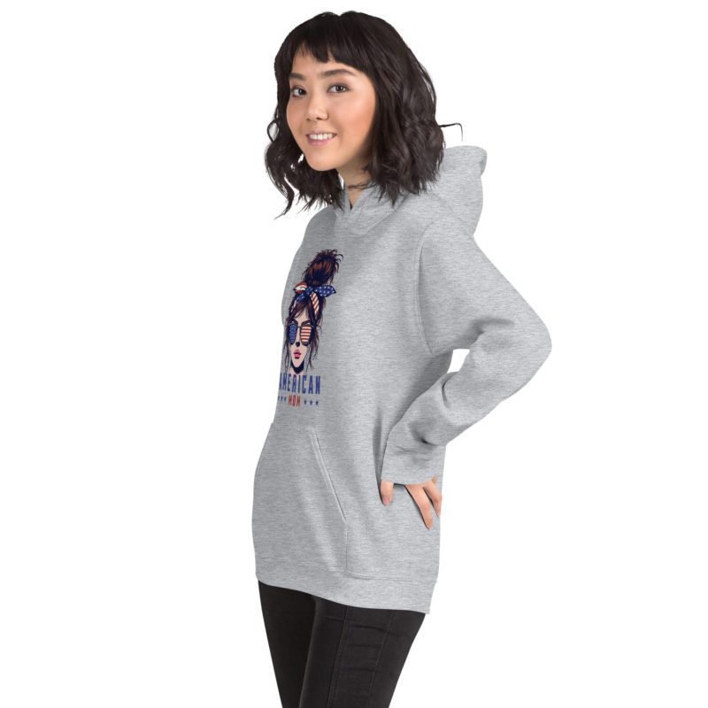 American Mom - Unisex Hoodie - Image 27