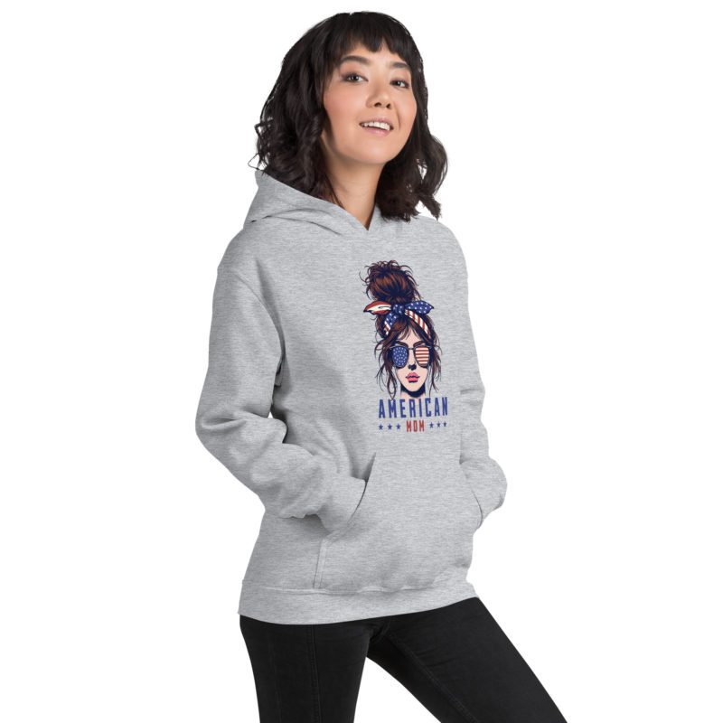 American Mom - Unisex Hoodie - Image 28
