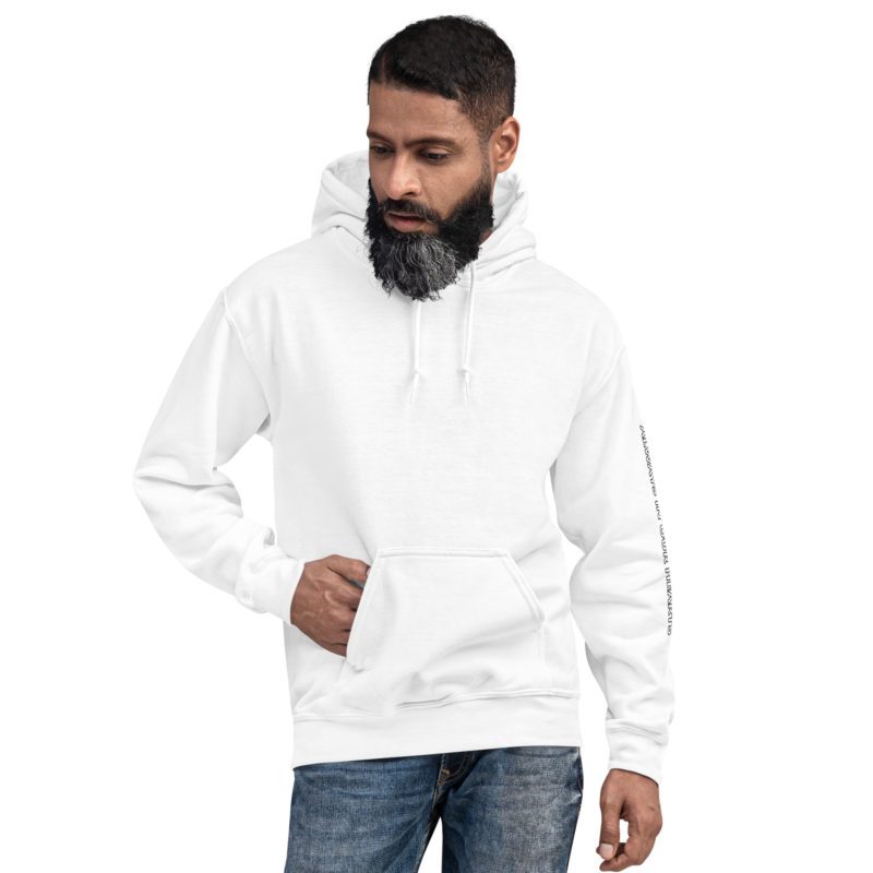 911 Never Forget with Always In Our Hearts on Left Sleeve - Unisex Hoodie - Image 58