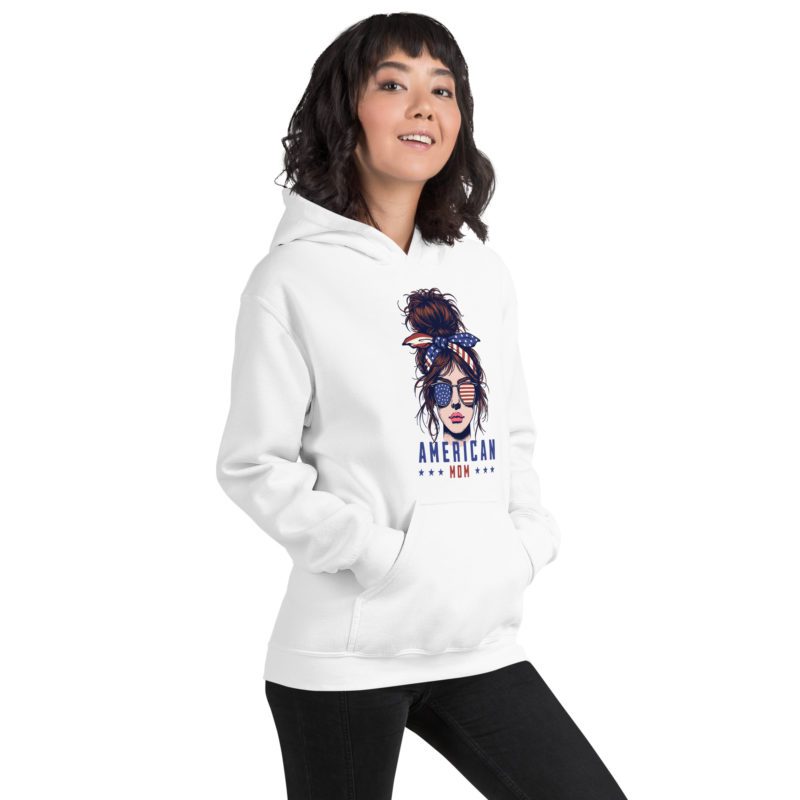 American Mom - Unisex Hoodie - Image 48