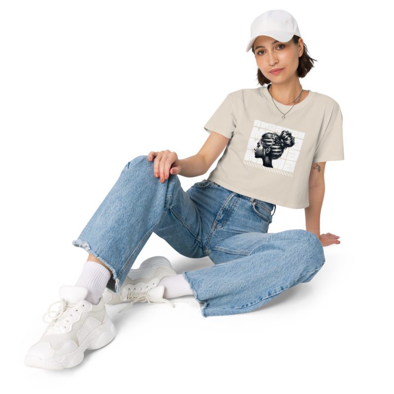 American Mama Bold - Women’s crop top - Image 6