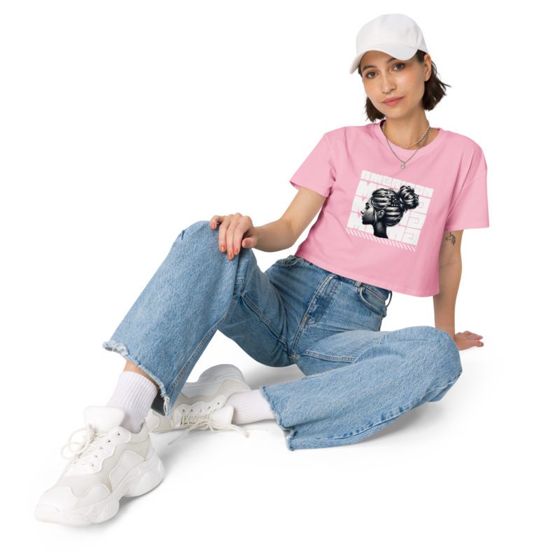 American Mama Bold - Women’s crop top - Image 4