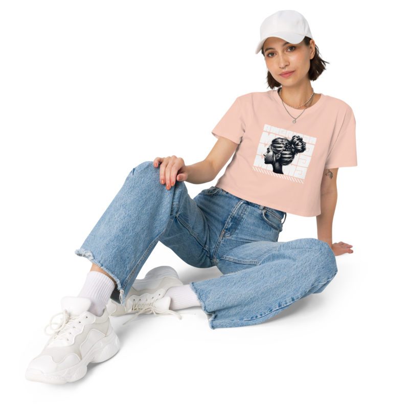 American Mama Bold - Women’s crop top - Image 5