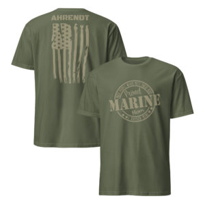 Proud Marine Mom - Ahrendt - Short-Sleeve Unisex T-Shirt